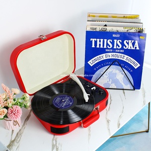 <span class=keywords><strong>Lecteur</strong></span> de disque <span class=keywords><strong>vinyle</strong></span> Blue Tooth complet dans un style de petite <span class=keywords><strong>valise</strong></span> à prix populaire - Product Image 4