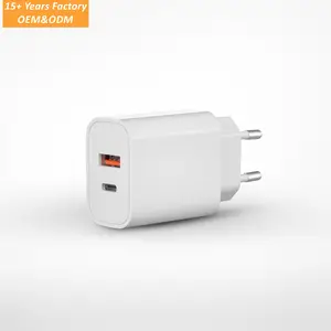 便携式壁式35W Usb C型适配器旅行Pd Qc手机快速充电电池适用于苹果Iphone 14 15 Gan充电器