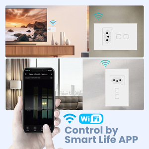 Smart Wi-Fi Wall Socket Brazilian Plug Type With App Control And Power Metering Universal Use Plastic Material - Product Image 3