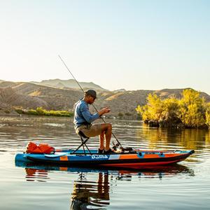 NOUVEAU STYLE Kayak Gonflable 10'6" pour 2 Personnes, Planche de Paddle de Pêche Sportive, Bateau en Plastique Drop Stitch, SUP DAMA FISHING KAYAK 2023/1 Cust - Product Image 1