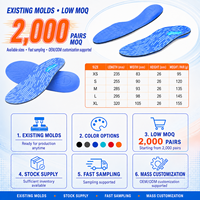 Semelles orthopédiques tendance en EVA pour le soutien de la voûte plantaire, correctrices pour pieds plats, pour chaussures
