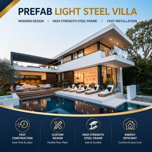 Villa Modulare Prefabbricata in Acciaio con Design Antisismico per Ville di Lusso e Resort - Product Image 2