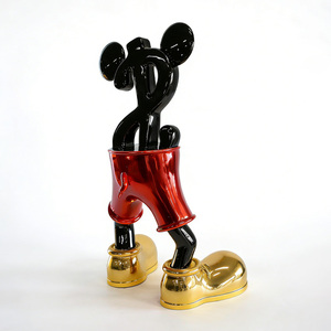 Statua in Resina a Tema <span class=keywords><strong>Mickey</strong></span> con Simbolo del Dollaro, Distintiva e Giocosa - Product Image 4