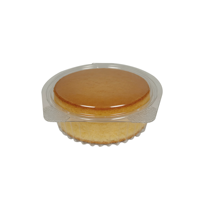 Boîte à gâteau en plastique PET avec logo personnalisé, emballage hermétique pour sucreries, boîte de 5,5 pouces avec couvercle à charnière transparent, boîte ronde pour flan et cheesecake