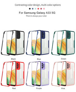 Pour Galaxy A33 <span class=keywords><strong>5G</strong></span> 360 couverture complète couleurs contrastées protecteur d'écran intégré coque souple antichoc pour <span class=keywords><strong>Samsung</strong></span> Galaxy ya23 A53 <span class=keywords><strong>5G</strong></span> - Product Image 2