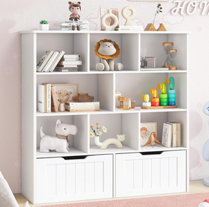 Estantería de Madera de <span class=keywords><strong>4</strong></span> <span class=keywords><strong>Niveles</strong></span> para Libros y Estantería Infantil de 5 <span class=keywords><strong>Niveles</strong></span> - Product Image 5