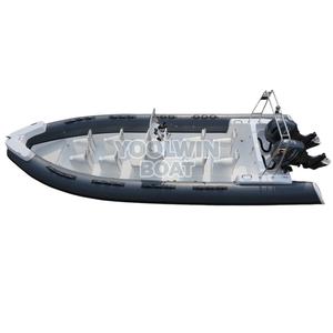 Высокопроизводительная надувная лодка RIB из алюминия с гипалоновыми трубками Orca, 800 см, для патрулирования прибрежных зон, патрулирования границ и экскурсий по портам - Product Image 6