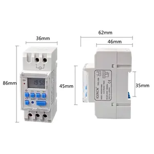 TS-GE2 Summer Time Saving 110-240vac 30amp Digital Timer Control Switch Programmable Large LCD Weekly Automatic Time Relay