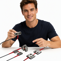 Capteurs optiques à fibre optique miniatures ultra-minces F&C FFRW-42TZ, communication bidirectionnelle, support plat, espaces confinés