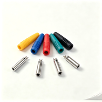 Connecteur femelle banane 2 mm en cuivre pur, accessoires de prise, prise ronde, connecteur métallique entièrement en cuivre, adaptateur de borne banane en laiton