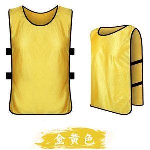 Premium lichtgewicht aanpasbare ademende sportmesh voetbal trainingsvesten/bibs voor unisex volwassenen - 100% polyester digitaal - Product Image 4