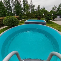 Piscine gonflable personnalisée en Drop Stitch, résistante aux UV, étanche, pliable, facile à ranger, pour usage domestique
