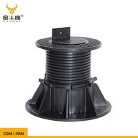 Support de poutre réglable haute performance Taurus pour structure de terrasse, balcon et revêtement de sol