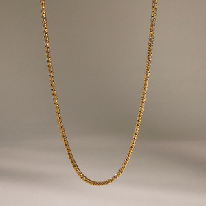 Minimalism New Style Chain Durable 18k Gold Plated Stainless Steel Material Women Stacked Necklace <b>Set</b> for Daily Wear - Product Image 4
