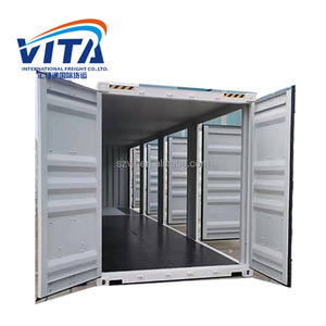 El nuevo contenedor de envío seco Vita 40HQ con cuatro puertas abiertas laterales de acero galvanizado disponible para la venta - Product Image 4