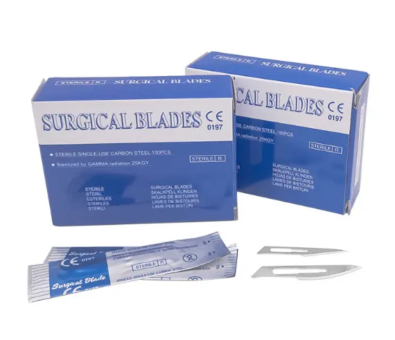 surgical scalpel blade removal box/size 10a scalpel blades/double blade scalpel