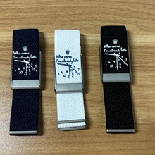 Bracelets de montre sportifs ajustables en nylon tissé imprimé sur mesure de 24 mm pour le tracker d'activité Whoop 5.0 - Product Image 6