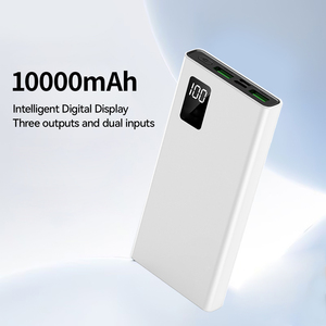 Schlanke Beste Mobile Powerbank <span class=keywords><strong>10000</strong></span> mAh Angepasste 10000mAh Tragbare Powerbank für Mobiltelefone Digitaler Bildschirm Mobiles Ladegerät - Product Image 4
