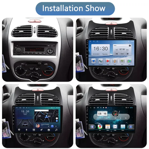 Android 13 RHD Radio Headunit doppio Din Quad Car Stereo navigation carplay autoradio android per <span class=keywords><strong>Peugeot</strong></span> <span class=keywords><strong>206</strong></span> 2000-2016 - Product Image 2