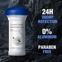 Дезодорант-крем FLORA RUBY 24h Odor Control оптом, без алюминия, для всего тела, с эффектом сухости, дезодорирующий бальзам