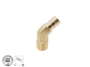 <span class=keywords><strong>Gomito</strong></span> a 45 gradi in ottone per tubi a bassa pressione (OD*MIP) - Product Image 6