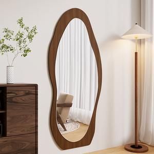 Miroir sur pied mural de style moderne pour filles, miroir de célébrité d'<span class=keywords><strong>Internet</strong></span>, miroir de chambre à coucher, pour s'habiller à la maison - Product Image 1