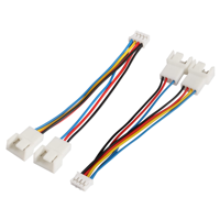 Câble répartiteur PWM 4 broches vers double 4 broches pour cartes graphiques, adaptateur d'extension d'alimentation en Y pour châssis d'ordinateur, 4 pouces