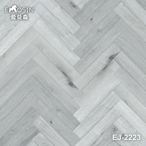 Suelo SPC Emosin en Espiga Marrón Cálido, Antideslizante, Duradero y Elegante para Cocina, Oficina, Garaje y Espacios de Comedor/Salón - Product Image 5