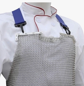 Tablier en maille durable en acier inoxydable 316, protection anti-<span class=keywords><strong>couteau</strong></span> pour la découpe de viande et le décorticage d'huîtres - Product Image 4