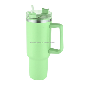 Gobelet isolé à double paroi 30 oz Tasses <span class=keywords><strong>Thermos</strong></span> En Acier Inoxydable Thermo Vaso Poignée et doublure en plastique - Product Image 3