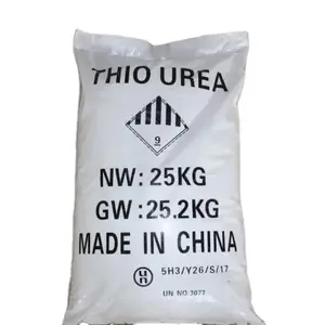 CAS NO.62-56-6 chine fournisseur 99% pureté thiourée CH4N2S thiourée 99% pureté pour l'utilisation d'engrais