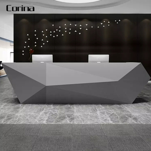 Moderno curvo blanco Recepción <span class=keywords><strong>de</strong></span> superficie sólida <span class=keywords><strong>de</strong></span> acrílico hospital mostrador <span class=keywords><strong>de</strong></span> recepción - Product Image 6