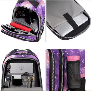 Mochila Escolar Personalizada OEM <span class=keywords><strong>de</strong></span> 18 Pulgadas <span class=keywords><strong>con</strong></span> <span class=keywords><strong>Ruedas</strong></span> <span class=keywords><strong>Grandes</strong></span> <span class=keywords><strong>de</strong></span> Nailon Impermeable, Tipo Carrito <span class=keywords><strong>de</strong></span> <span class=keywords><strong>Viaje</strong></span> para Niños y Niñas - Product Image 5