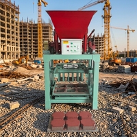 Machine à fabriquer des briques à haute efficacité 4-35, machine à former des blocs de ciment creux personnalisés