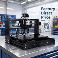 Graveur laser CNC 3020 Pro 3 axes, mini routeur de bureau pour le travail du bois, du métal et des carreaux de céramique, prise en charge DXF AI, pour le bricolage et les loisirs