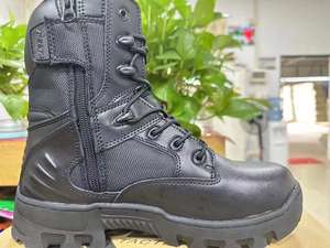 Botas de Senderismo TSB10, Botas Tácticas Altas con Costuras Reforzadas en Toda la Superficie, Botas de Tobillo con Cierre Lateral - Product Image 5