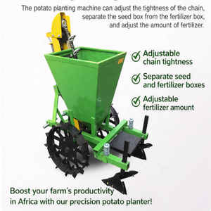 Implementos Agrícolas de Alta Productividad, Enganche de 3 Puntos, Sembradora de Patatas de 1 y 2 Filas para Tractor - Product Image 1