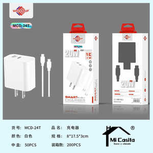 Caricatore Intelligente WIEDOMUP 20W PD a Porta Singola Tipo C, Adattatore di Ricarica Universale - Product Image 3