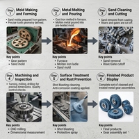 Fonderie de métaux personnalisée d'usine ISO A380 pièces de moulage sous pression en aluminium Service de moulage de fonte ductile pièces en fonte d'aluminium personnalisées