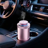 Diffuseur d'arômes portable pour voiture, rechargeable, sans eau, automatique, électrique, LED, USB, avec emballage personnalisé OEM et logo.