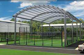 Vente en gros de <span class=keywords><strong>courts</strong></span> de padel professionnels Fabricant de terrains de padel avec toit en verre panoramique standard international - Product Image 6