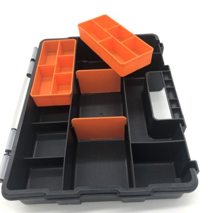 En gros <span class=keywords><strong>nouveau</strong></span> en plastique outil <span class=keywords><strong>de</strong></span> stockage organisateur plastique boîte <span class=keywords><strong>de</strong></span> pêche artisanat transparent petit avec le prix concurrentiel - Product Image 4