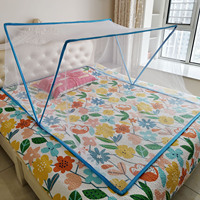 Moustiquaire pliable de haute qualité pour bébé, moustiquaire pliable pour lit double en tissu maillé, fournisseur chinois