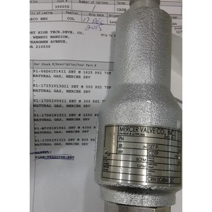 Vanne de sécurité Mercer 81-17151T13G11 425Psi Gaz naturel Mercersrv - Product Image 1
