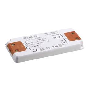 Yingjiao <b>Led</b> <b>Power</b> <b>Supply</b> 12V 1A Constant Voltage Slim Ac Dc Converter Single Channel 12W IP44 - Product Image 1