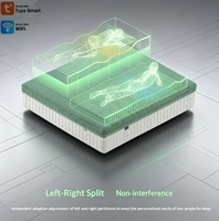 Matelas intelligent AISLUMBERX AI avec massage par airbag, surveillance du sommeil, fermeté réglable, design convertible pour chambre, maison intelligente, hôtel