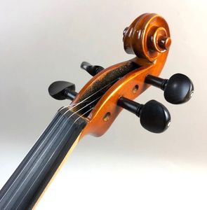 Viola de madera maciza personalizada para estudiantes pintada sólida con precio barato cara de abeto arqueada de madera de Brasil parte posterior/lateral de arce - Product Image 2