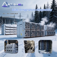 Conteneur ACT 1200KW pour Antminer S19 S21 Whatsminer M60 M60S, refroidissement par air, tailles personnalisées, une seule pièce, 73ph/s