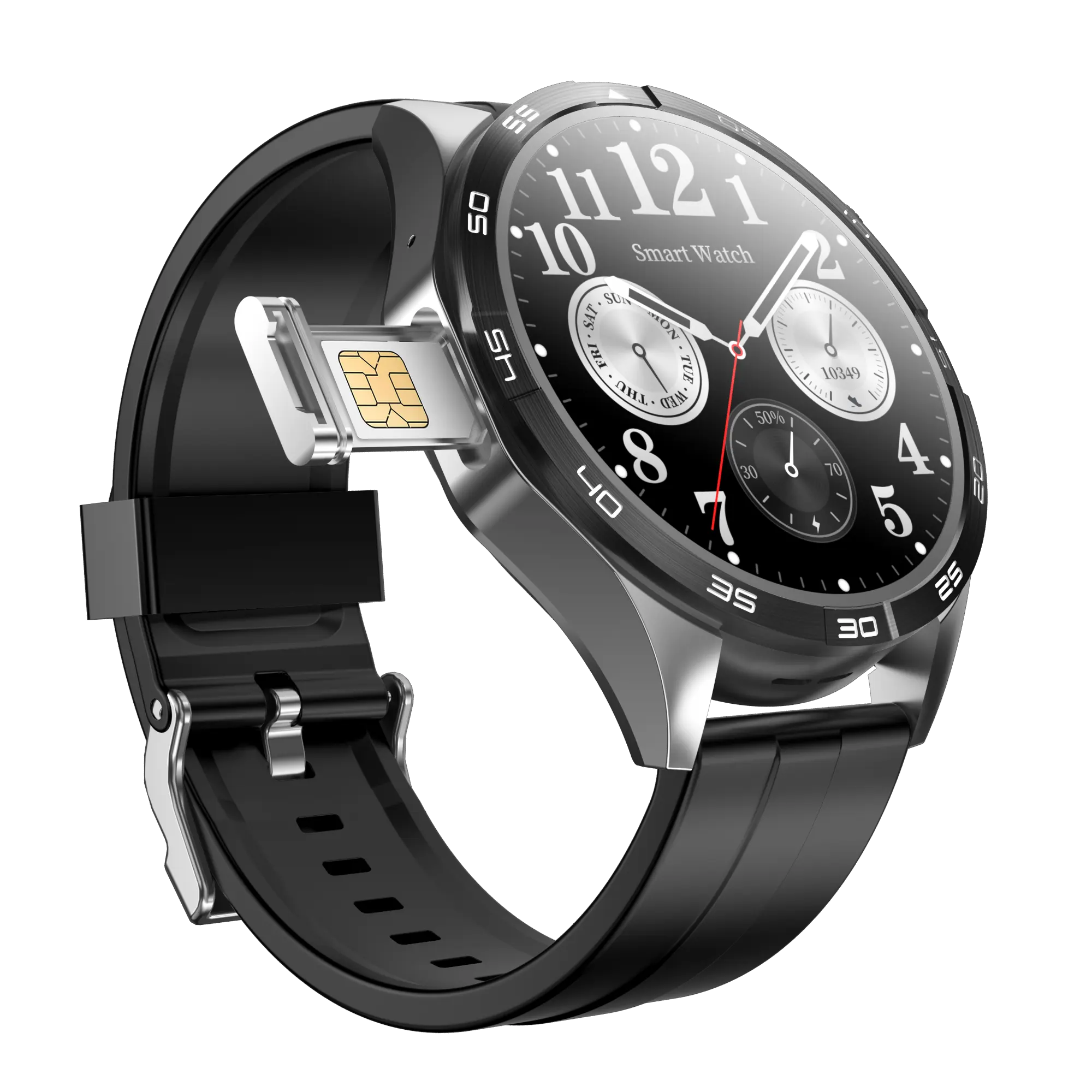 Relógio inteligente 2024 VP600 1.43 polegadas redondo WIFI GPS Hi-Fi bluetooth APP download relógios esportivos cartão SIM 4G smartwatch com Android