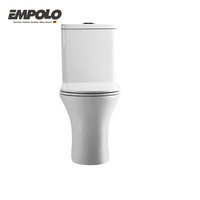 Pour Empolo deux pièces en céramique sanitaire turc cuvette de toilette P/S-piège lavage usine sans réservoir conception allongée salle de bain toilette P